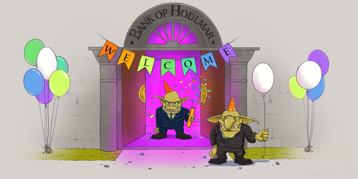 The most important day for every banker has arrived. The doors of our big bank are officially open! 🫡

🎉 RT &amp; Tag your 3 friends to get exclusive OG roles! HODLINS LET'S GO!