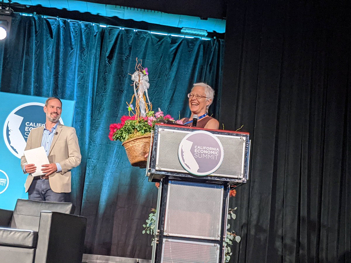 Thank you, Susan Lovenburg, for being our fearless leader and conductor of the #CAeconomy Summit!