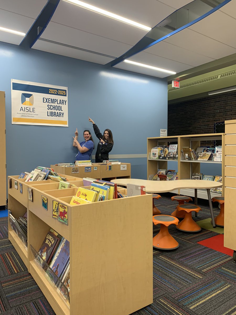 This happened! @librarypenguin and I are excited to share that <a href="/109SouthPark/">South Park School</a> is the home to an exemplary school library! Thank you, <a href="/AISLEd_org/">AISLEd</a>, for the recognition! #spway