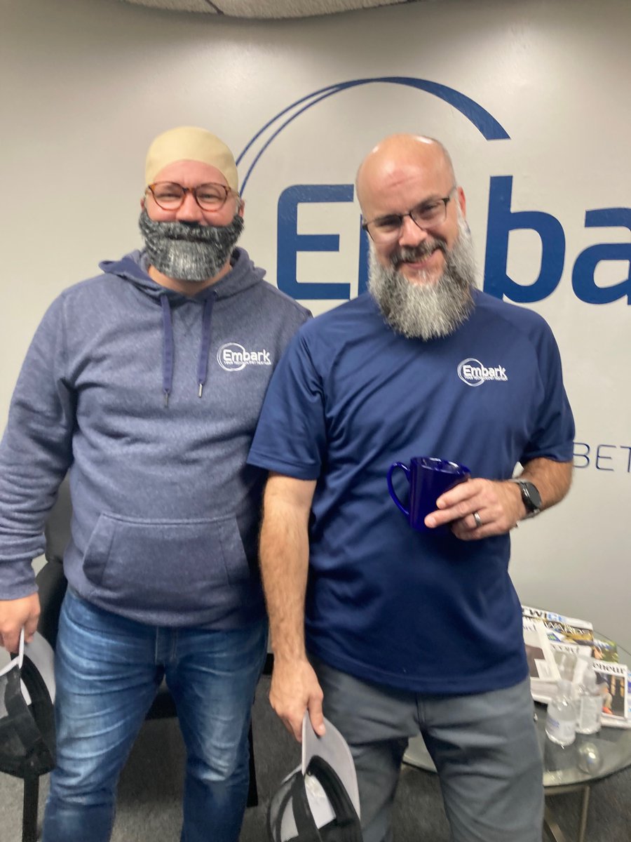 EmbarkIT's tweet image. The team at #EmbarkIT HAD to partake in some early #Halloween fun today at work. Please enjoy Tyler as Jason, the resemblance is uncanny. A Christmas Clown, a "Cereal killer," an injured soccer player, and an unofficial "Crowtagonist" from the unreleased video game "Crowsworn."