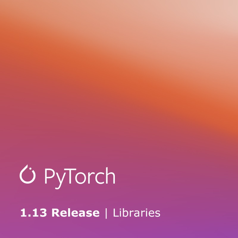 PyTorch's tweet photo. 📚 We’re including new libraries in the release of PyTorch 1.13, including TorchMultimodal, Torch-TensorRT, Torch Eval and TorchSnapshot.

Learn more 👇