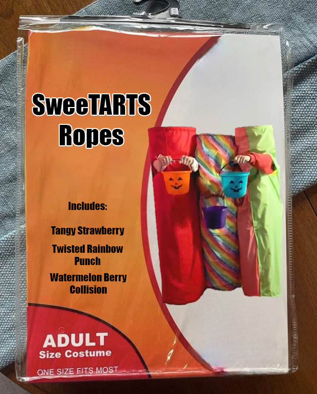 This is your sign to dress up as SweeTARTS Ropes this Halloween 😎