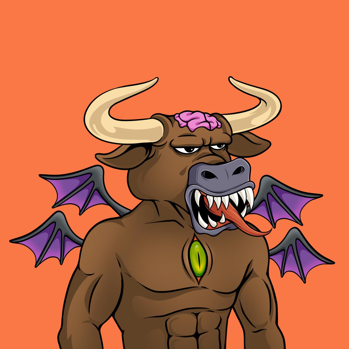 @SethSpectra <a href="/adabullsclub/">Ada Bulls Club</a> <a href="/the_ape_society/">The Ape Society</a> <a href="/cardanolands/">CardanoLands</a> @cnft_lupin <a href="/alexicek6969/">alexicek</a> Mutant Bulls are out for Halloween!