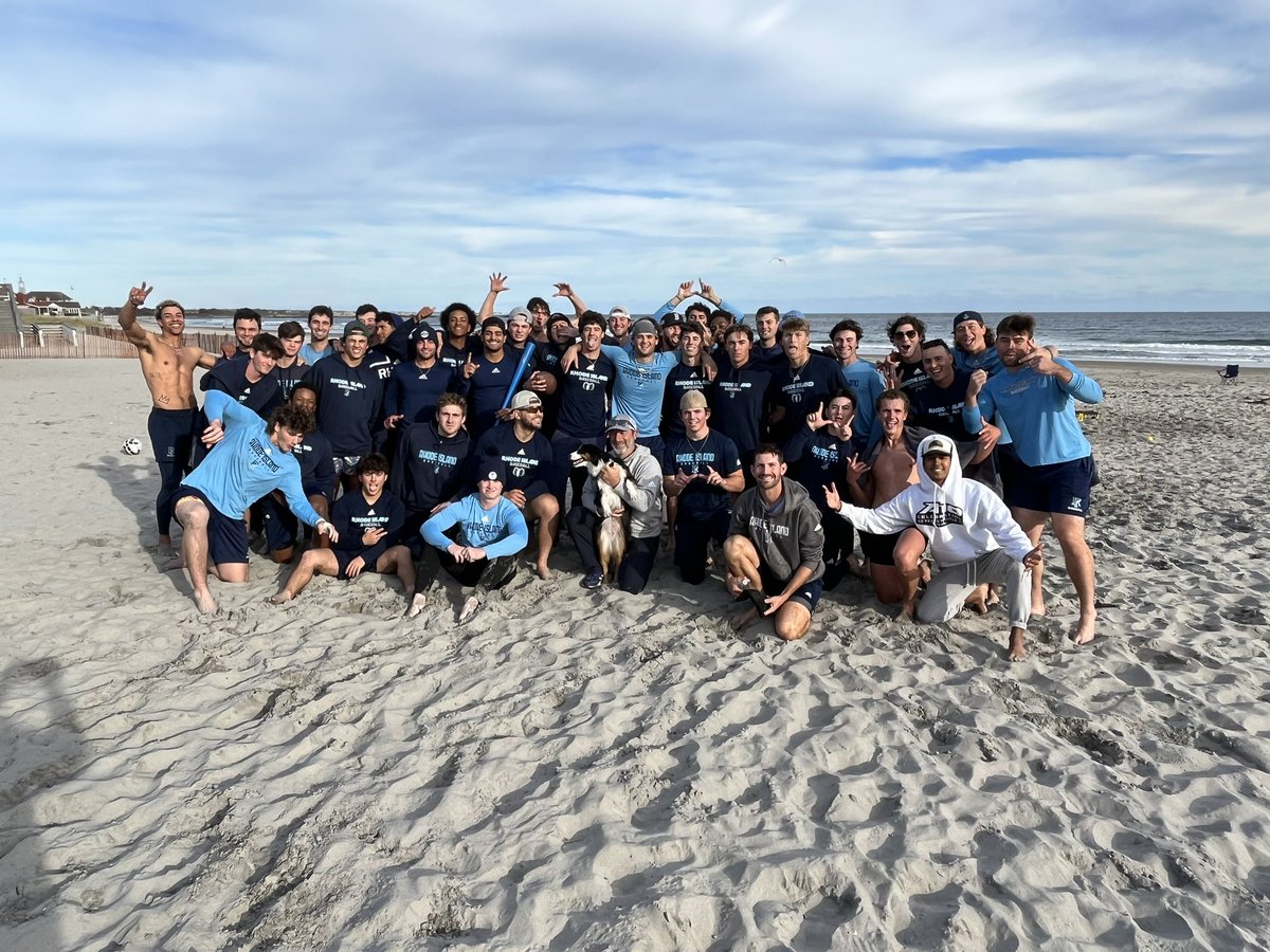 Spikeball tourney with <a href="/RhodyBaseball/">Rhody Baseball</a>.   Bo &amp; Broc champs!  Home court advantage..