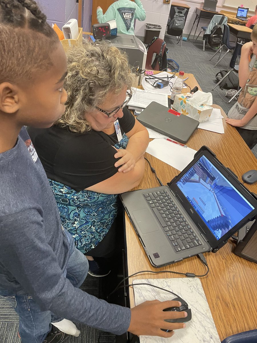 christyt04's tweet image. Working on Lesson 2 in @PlayCraftLearn #codinginminecraft The kids are wizzing through this and having a great time! Mrs. Weiser @JCMSKnights is jumping in with them and they are teaching us! #onslowdlt
