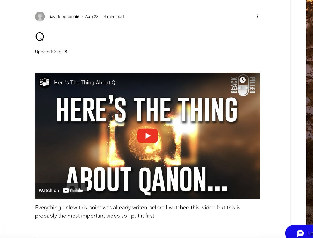 Erin Gallagher on Twitter "Fall of the Cabal... bunch of Q stuff. A lot of his thumbnail images