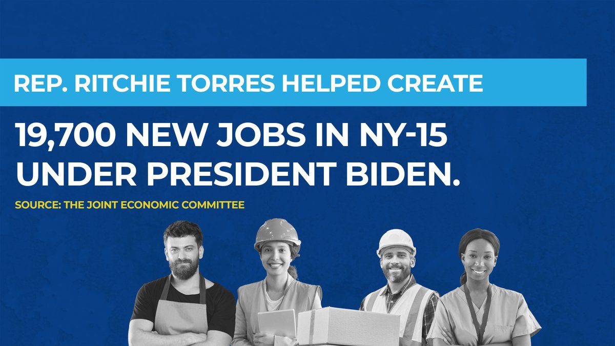 We're lowering costs and bringing better-paying jobs to the South Bronx to support families and build more prosperous communities. I’m proud to put #PeopleOverPolitics to create 19,700 jobs in our district since @POTUS came into office. #DemsCreateJobs