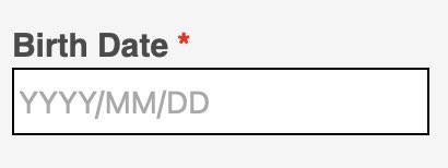 The way this medical portal makes me format DOBs is infuriating.