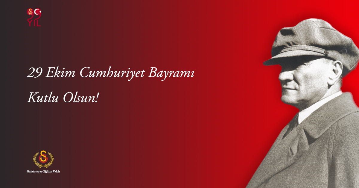 29 Ekim Cumhuriyet Bayramı Kutlu Olsun!