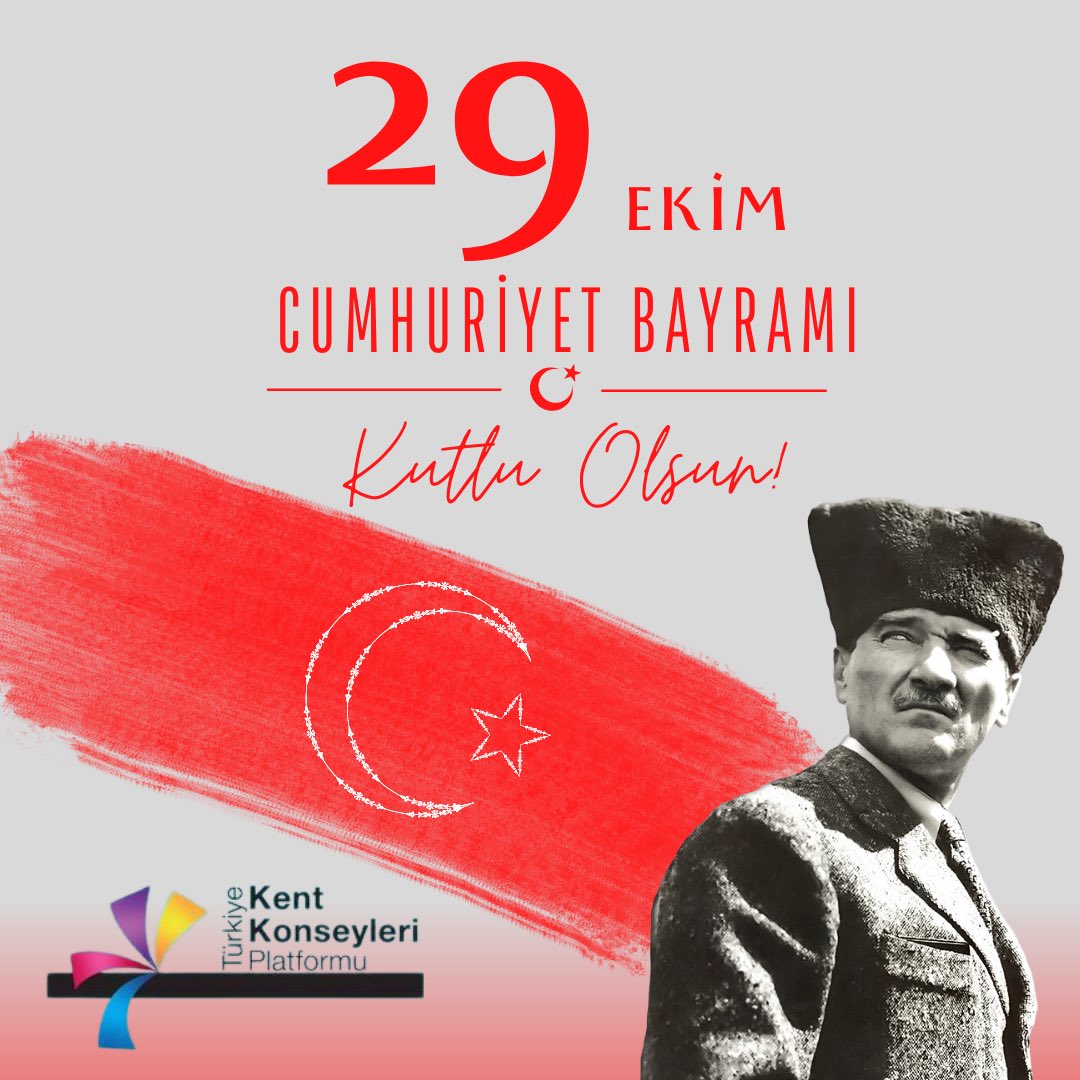 İstiklâl mücadelemizin önderi, Cumhuriyetimizin kurucusu Gazi Mustafa Kemal Atatürk ile silah arkadaşları başta olmak üzere bütün şehit ve gazilerimizi şükran, saygı ve rahmetle anıyoruz.. 29 Ekim Cumhuriyet Bayramımız kutlu olsun!🇹🇷