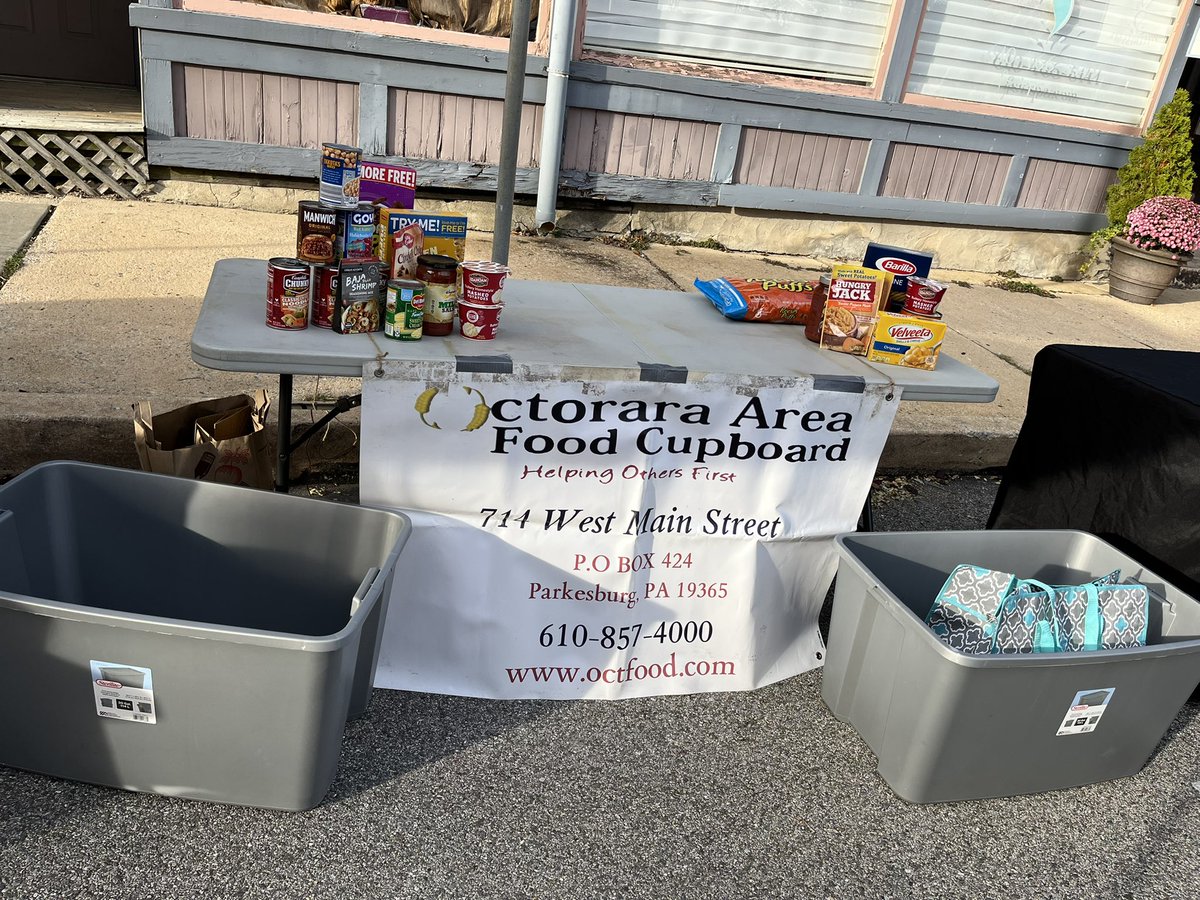 Final Friday in October and the last Parkesburg Final Friday of the season. Visit the <a href="/OctoraraLearns/">OctoraraLearns</a> tent and support the Octorara Food Cupboard.