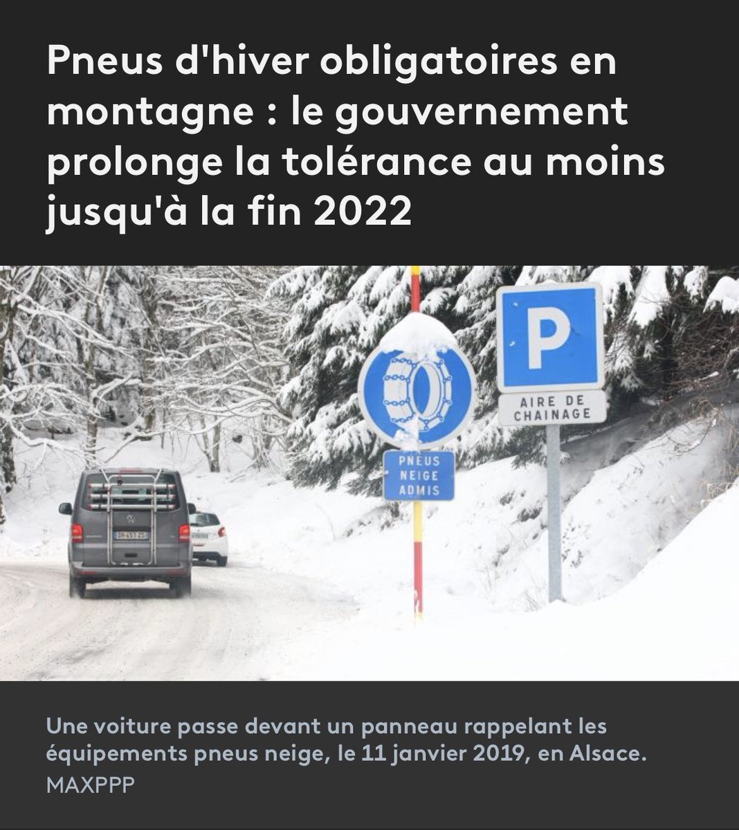 Je te previens, ⁦@EmmanuelMacron⁩ , si on bloque l’A89 parce que 3 couillons pensent que leurs pneus été iront bien grâce à ta tolérance merde et se mettent en carafe, je viens personnellement te botter le cul😡