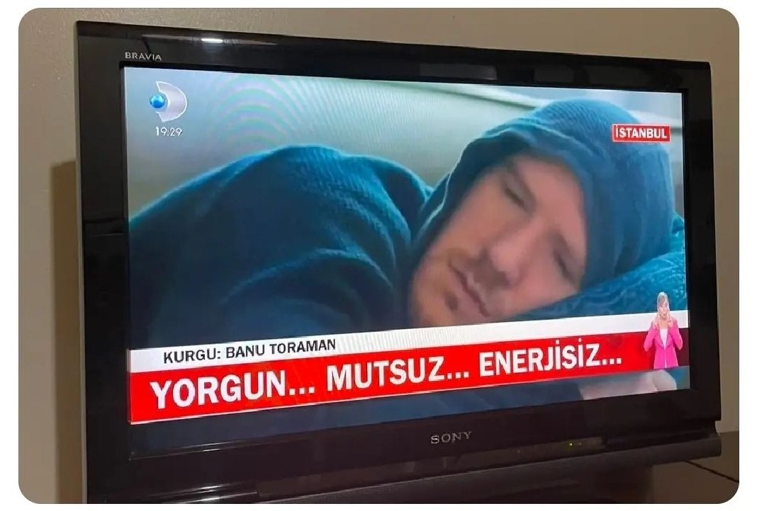 7 saat ders+ nöbetten sonra eve gelince ben...