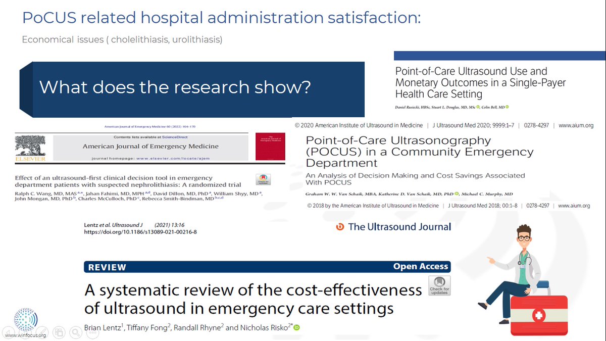 #WINFOCUS22 (winfocusworldcongress.com/registration/) World #POCUS Congress will host WORLD EXPERTS; sneak-peak of lecture(re)s; Dr Süleyman Ibze:
"PoCUS related hospital administration satisfaction: Economical Issues." 4DEC@12:20