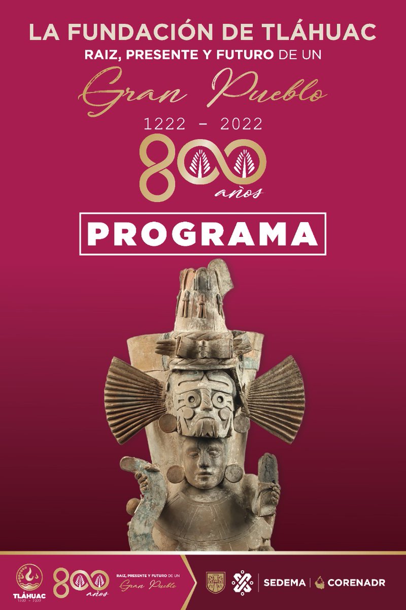 TlahuacRenace's tweet photo. Del 28 de octubre al 2 de noviembre nuestra alcaldía se pintará de colores, música y tradición para celebrar la conmemoración por los 800 años de la fundación de #Tláhuac y #FIDDEM2022' 💀 🏵..
Consulta la programación en el siguientes enlace 👇🏼
🟠 🔗 https://t.co/SsYLRad3u1 https://t.co/urO0K4vINR