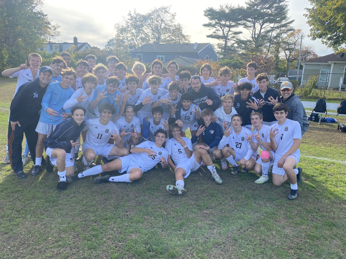 Huge congratulations to Northport HS Boys Soccer for defeating Brentwood 2-1 today!  The Boys advance to the County Semifinals at Smithtown West on Monday 10/31 at 2pm.  Let’s get this!