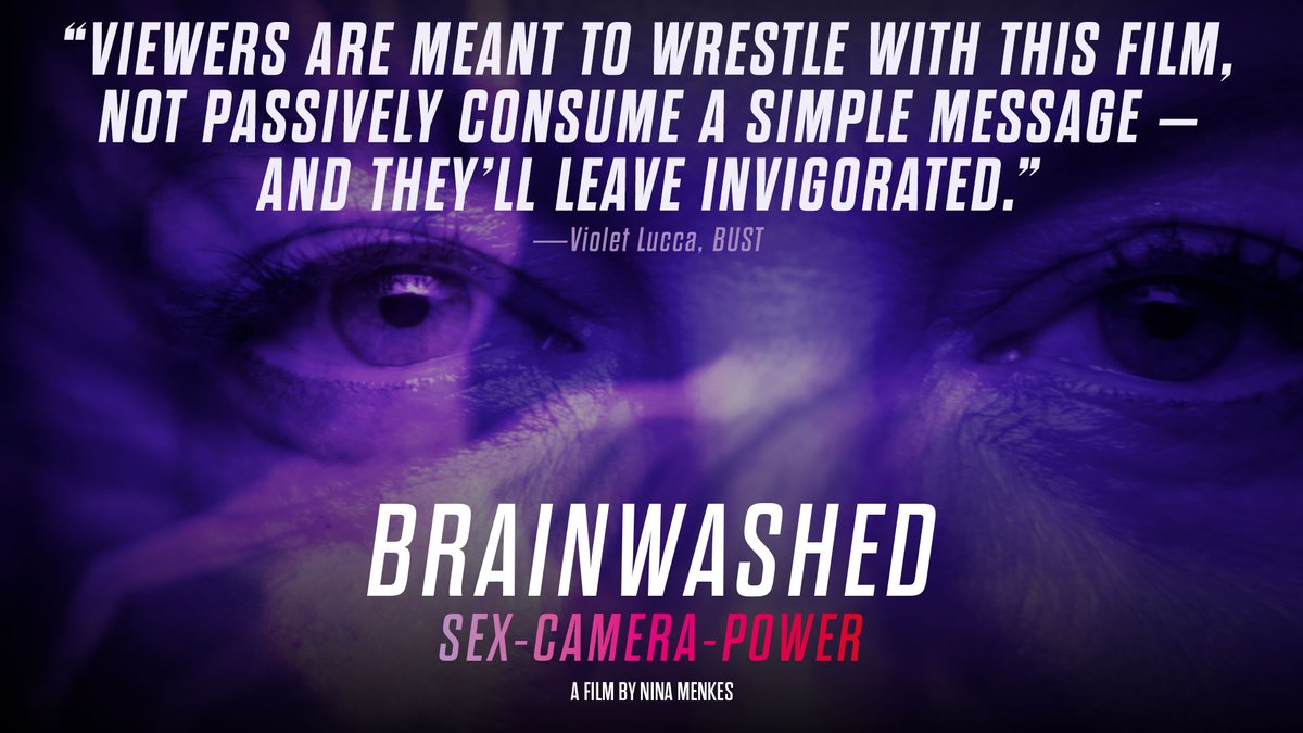 “A master class in film theory, feminism, and gender roles… fascinating, enlightening.” – @BetsyBoz, @AWFJ Directed by Nina Menkes. 🎥 BRAINWASHED: SEX-CAMERA-POWER is now playing in LA, NYC and Toronto, with more cities coming soon! Bit.ly/brainwashedmov…