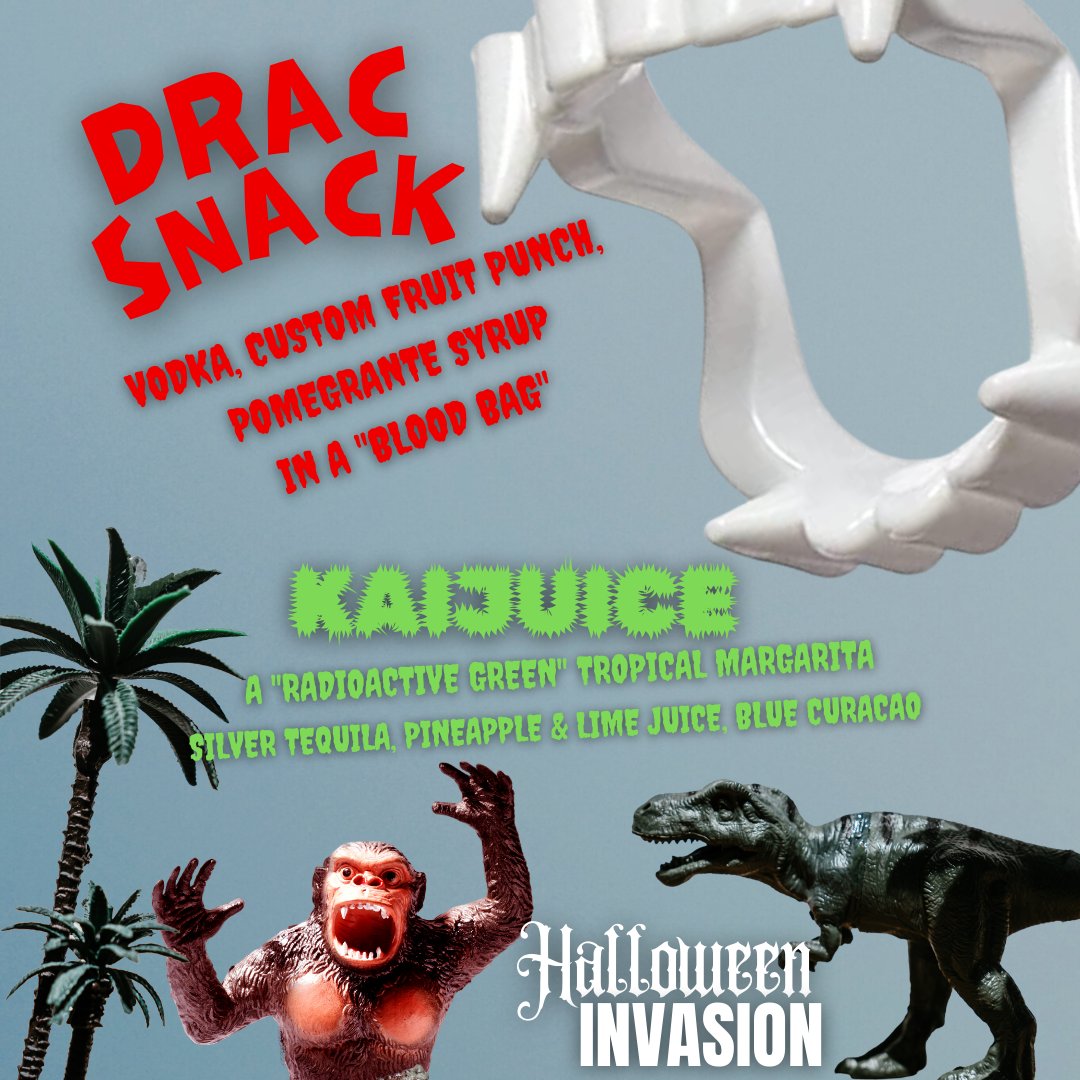 thepartytsar's tweet photo. Cocktails for the party tomorrow - devised by your truly - super limited tickets remain! (Actually super limited, not promoter stylz) #HalloweenInvasion https://t.co/KSztlWvBHT