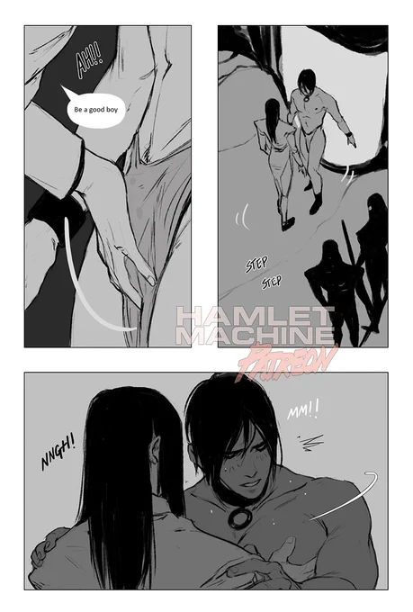 Thank you! Yes: I am currently working on Pain Killer 2: Bug Hunt over on my Patreon- I have 63 pages so far plus illustrations~ (Third Tier) https://t.co/kvyAAiuvGJ 🐛
Here are some recent pages: (noncon, power imbalance, monsters, all around cws ) 