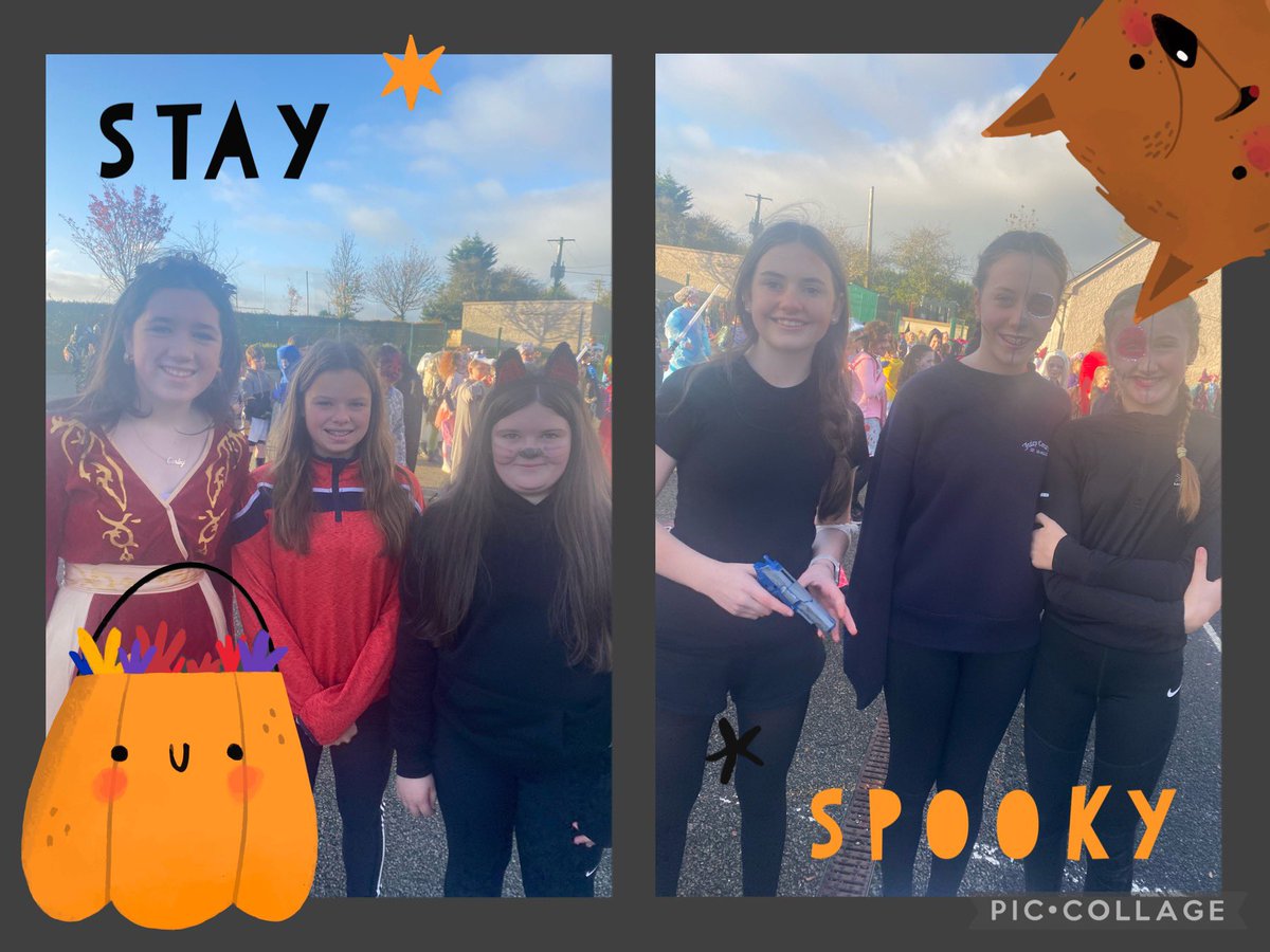 All set for our final Halloween parade of Primary School! @RathnureNS #rangasé 👻🎃