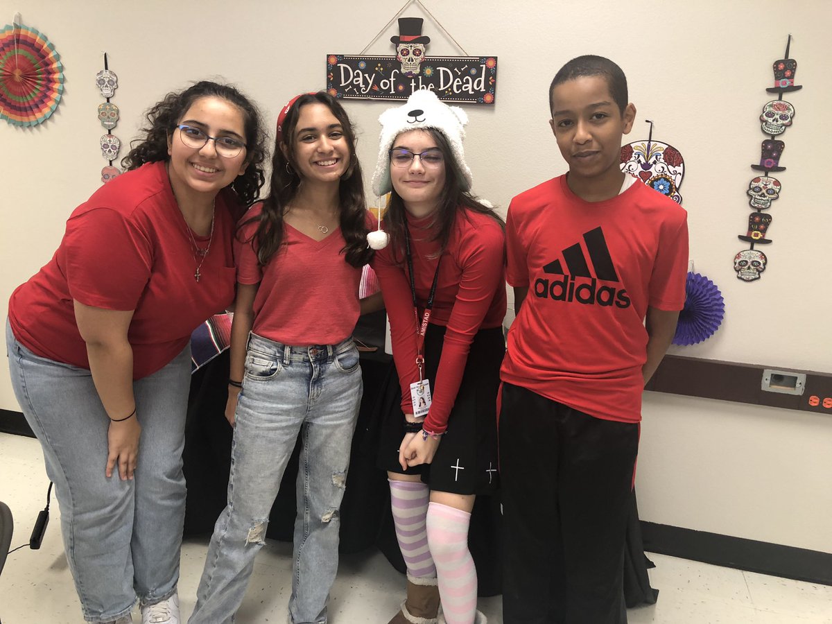 Say no to drugs!  Red out day <a href="/KISD_Academy/">Keller Collegiate Academy</a>