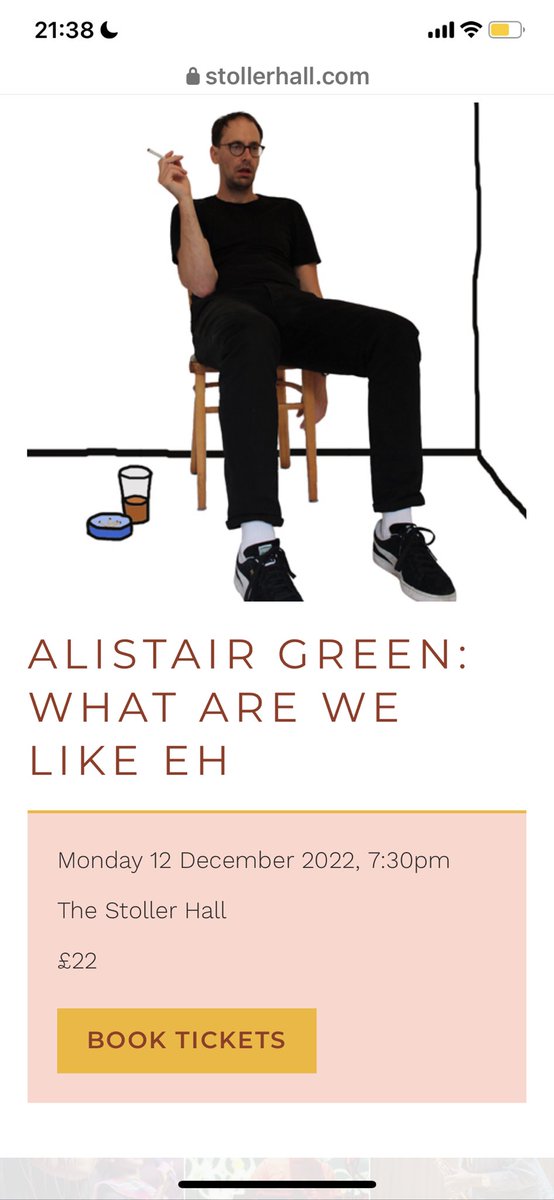 ColletteWalsh's tweet image. Looks who’s coming to Mancunia? 🐿… Only the funniest man on Twitter ( &amp;amp; Instagram &amp;amp; YouTube) …. @mralistairgreen … he’s a big deal ⚡️too, as you can’t book tickets till Monday via @StollerHall (gig is 12 Dec) &amp;amp; treat yourself #Manchester #comedy #comedian #punkSquirrel 🐿
