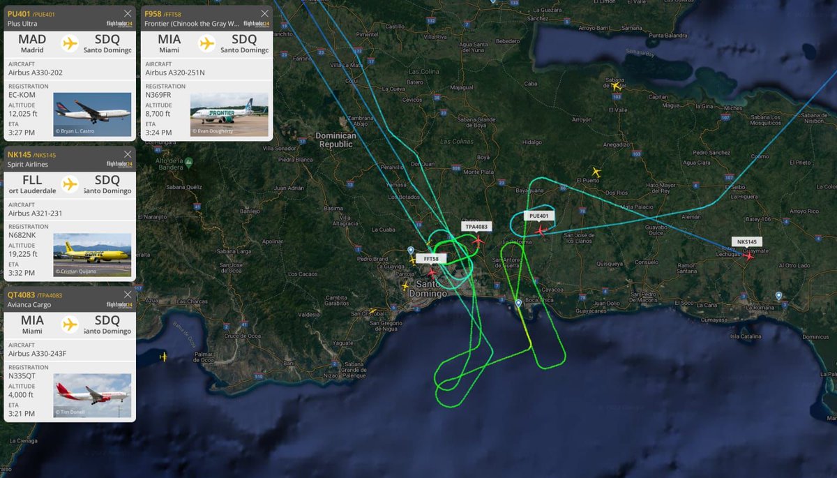 Osirisdleon's tweet photo. Se reporta que las fuertes lluvias caídas durante la tarde de hoy en el aeropuerto de Las Américas obligaron a desviar algunos vuelos. 
Se requiere un radar meteorológico en el AILA para asistencia a las aeronaves en momentos de lluvias torrenciales. https://t.co/EJD9jCHecD