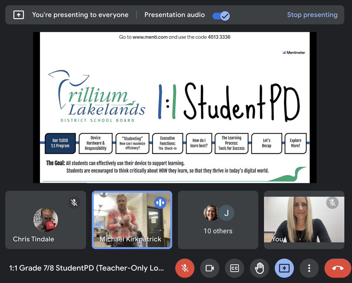 KatiePellerin's tweet photo. 💡 How do you learn best? How can we improve our executive functions in digital spaces? Thank you to the 1000+ students & 70+ teachers who took part in our #StudentPD sessions! #udl #DI @MikeKirk87 @C_Tindale @bethatteacher @TLDSB https://t.co/LXlfbGB73s