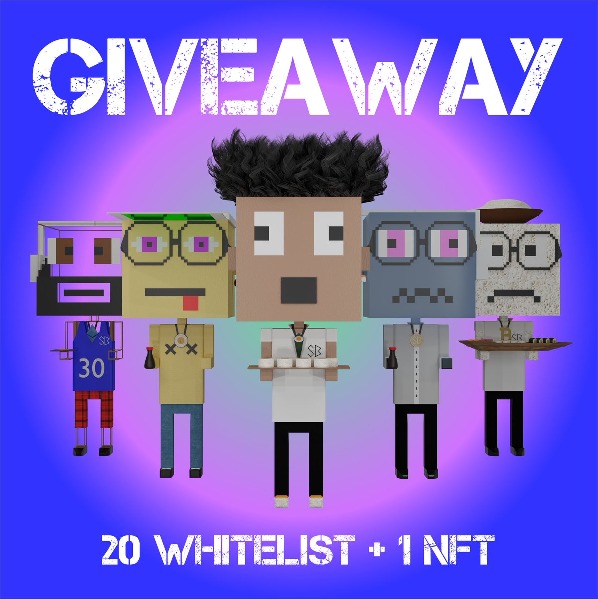 🚨Giveaway Alert🚨
Thanks to everyone from our community for the dedication! We want to give 20 Whitelist spots and 1 Sushibits NFT🥳⚡️

How to enter:
1⃣Follow <a href="/SushiBitsNFT/">SushiBits</a> 
2⃣RT &amp; Tag 3 friends  
3⃣Join Our Discord👉discord.gg/g5DAVBsuVW...

#NFT #NFTs #NFTCommunity