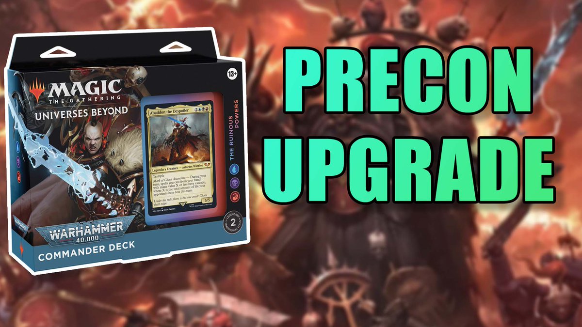 MTGGoldfish on Twitter "Warhammer 40,000 Precon Upgrade Guide The