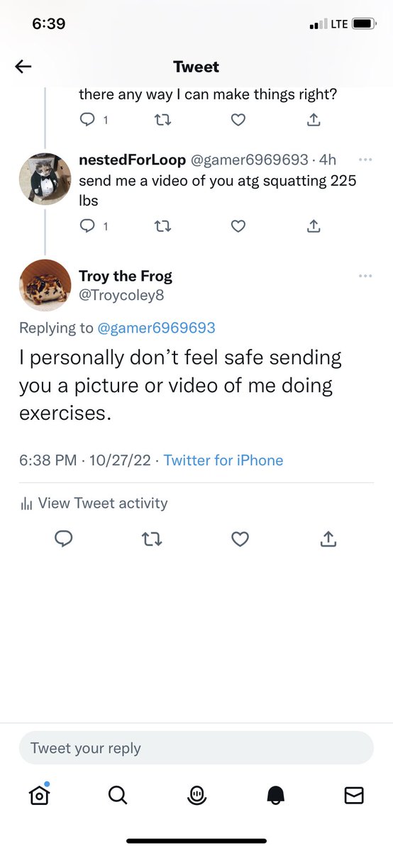 Troycoley8's tweet photo. What do I do? I don’t feel safe doing what these people say. https://t.co/XP5NgjyDUk