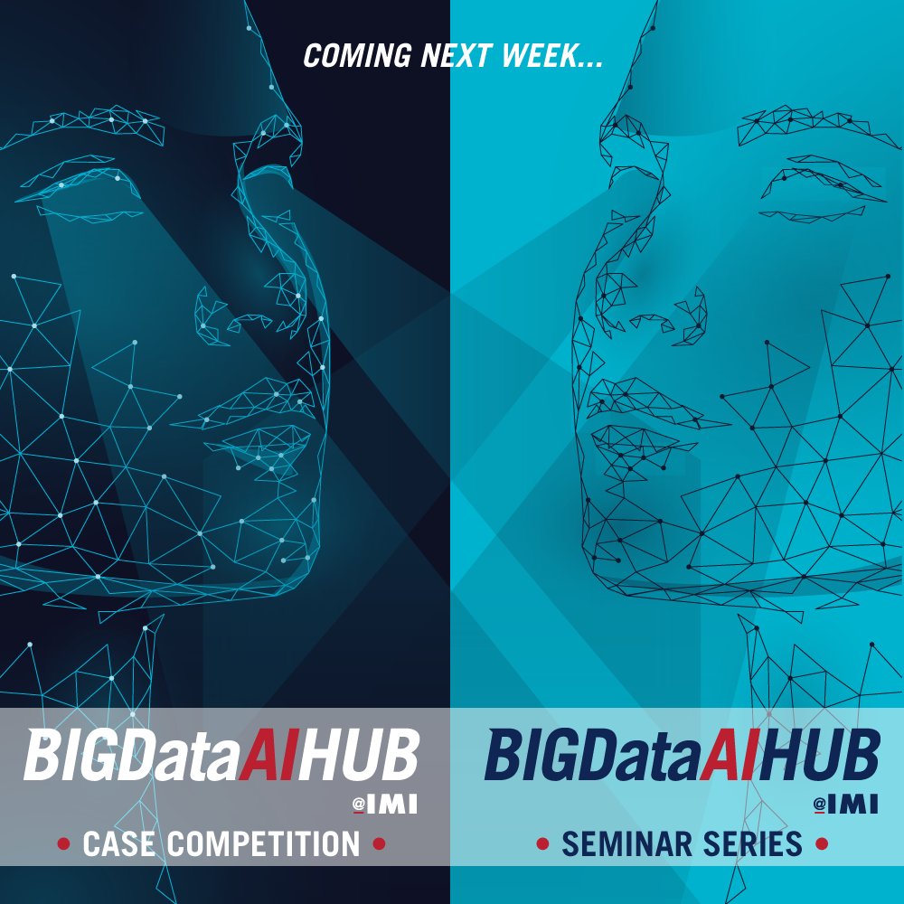 Institute for Management & Innovation (IMI) 🇨🇦 (@imiuoft) on Twitter photo COMING NEXT WEEK...
• BIGDataAIHUB #CaseCompetition •
• BIGDataAIHUB #SeminarSeries •
Learn more: uoft.me/bdaih22
#uoft #BIGDataAIHUB
<a href="/KevinYousie/">Kevin Yousie</a> <a href="/IreneWiecek/">Irene Wiecek</a> COMING NEXT WEEK...
• BIGDataAIHUB #CaseCompetition •
• BIGDataAIHUB #SeminarSeries •
Learn more: uoft.me/bdaih22
#uoft #BIGDataAIHUB
<a href="/KevinYousie/">Kevin Yousie</a> <a href="/IreneWiecek/">Irene Wiecek</a>