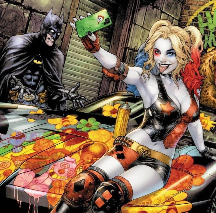 Harley Quinn and Batman from detective comics 1064, celebrating 30 years of Harley Quinn // by @JayAnacleto // #dccomics