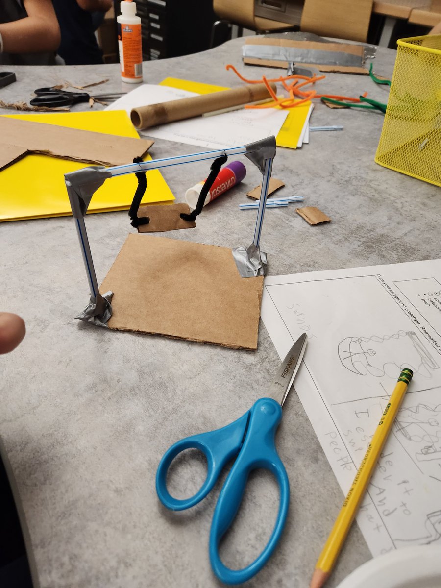 3rd Grade engineers at work! Check out their 1st day in the Makerspace, building their new and improved playground equipment prototypes! I'd say we're off to a good start! #wiltonwayct #wpscmsocial