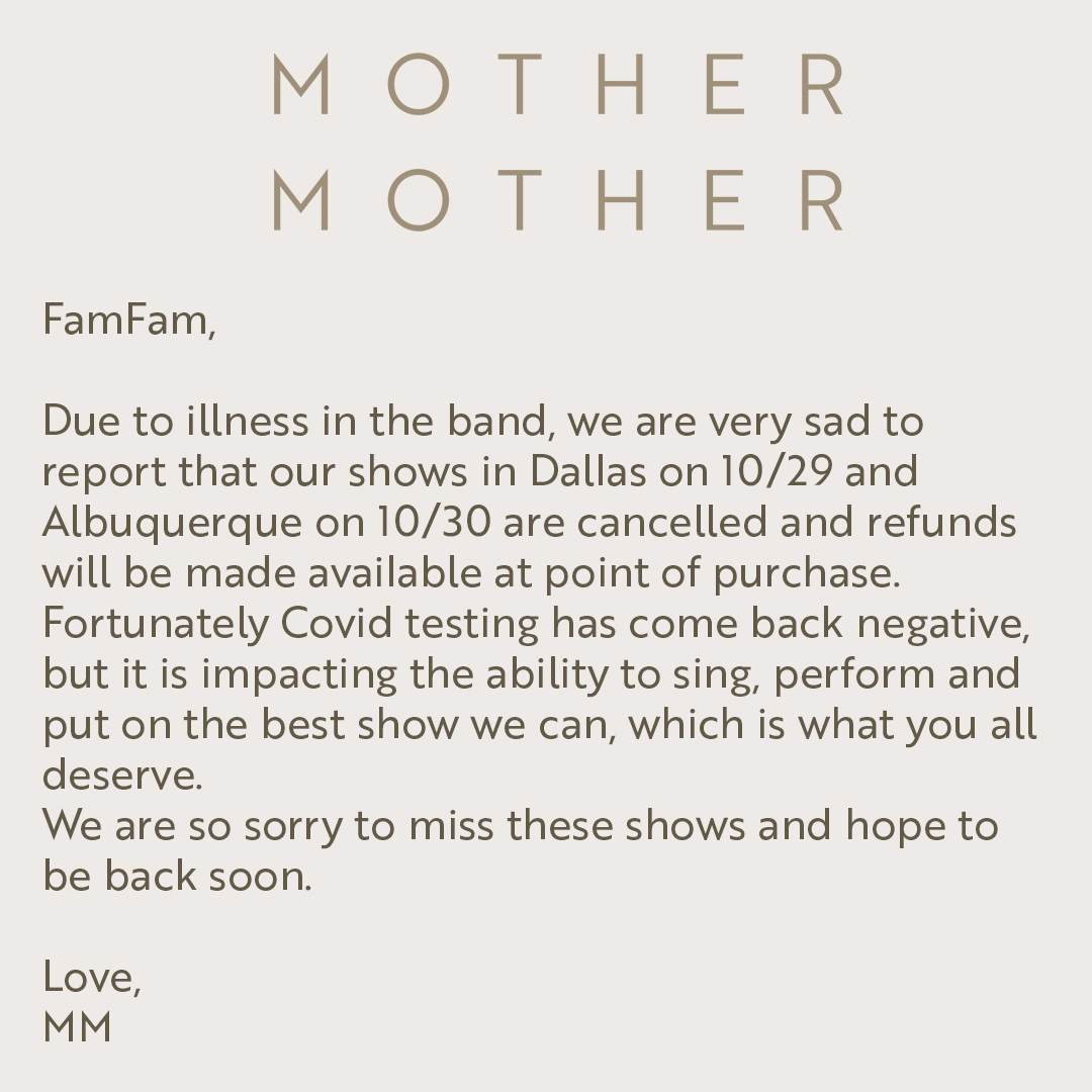 Mother Mother announces new album and live tour dates – Iowa State