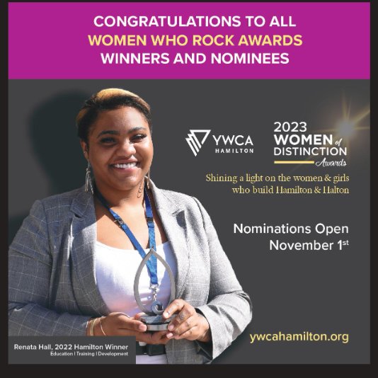 Thanks to our supporters of the 2022 #WWR22 @YWCA_Hamilton