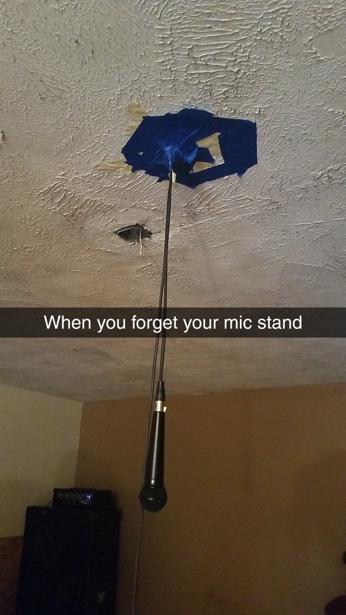 Shout-out to the ceiling mic. Only the real ones remember