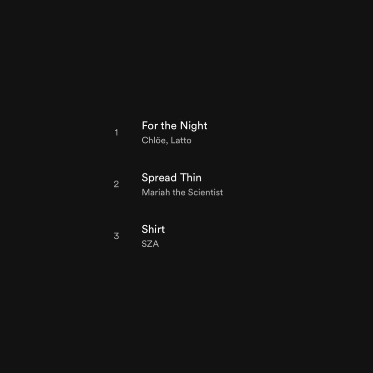 .<a href="/ChloeBailey/">Chlöe</a> &amp; <a href="/Latto/">BIG MAMA</a> are now the cover of Spotify’s “Channel-X” playlist with “For the Night” at #1.