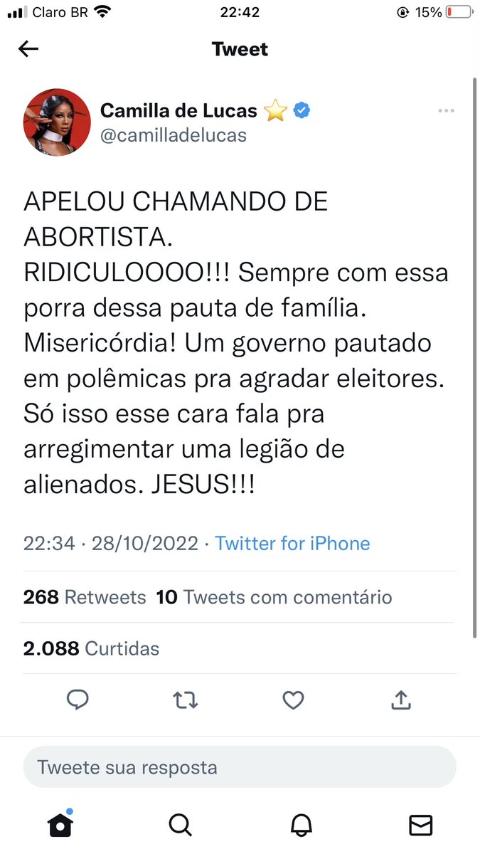 DaySantos1012's tweet photo. @camilladelucas Apagou pq????? Porrraaaa de família??????? Como assim ???? https://t.co/DtBPaAf2o8