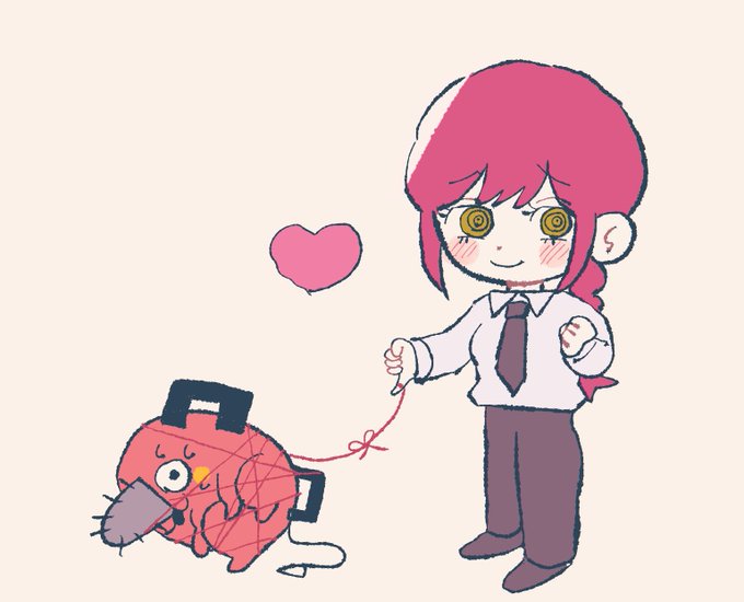 「チェーンソー 赤髪」のTwitter画像/イラスト(人気順)