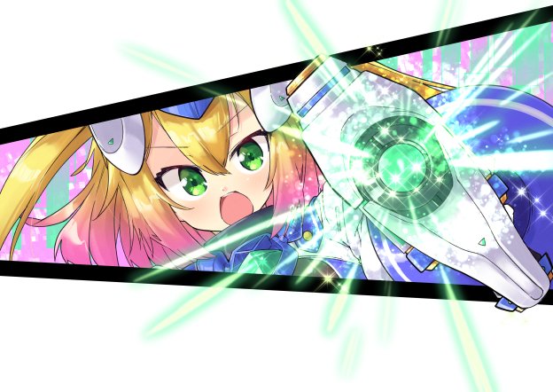 変身ヒロインちゃんの攻撃カットインさん。 