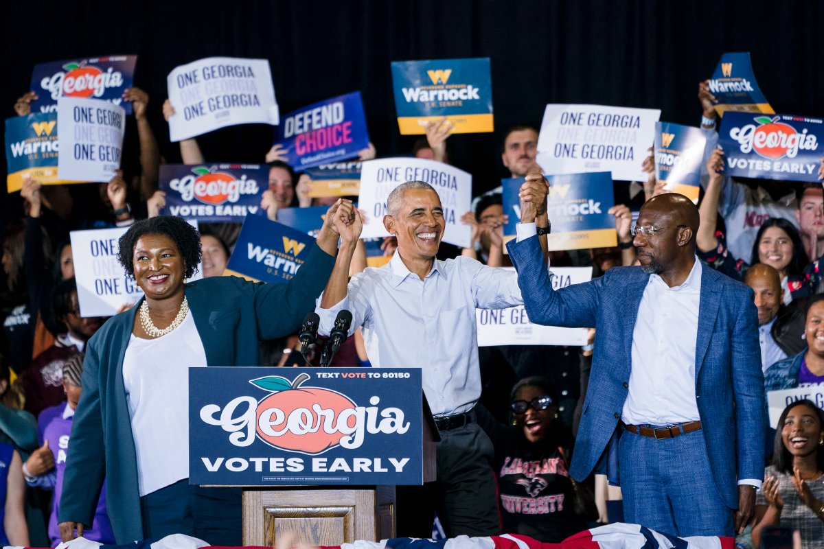 We deserve better, Georgia. And better is worth fighting for. Thank you President @BarackObama for reminding Georgians of our extraordinary power to change history and to make history. It’s time to get it done.