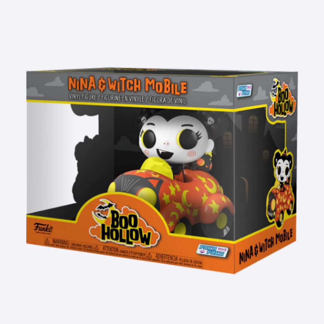 OriginalFunko's tweet image. RT &amp;amp; follow @originalfunko for the chance to WIN this Boo Hollow Nina &amp;amp; Witch Mobile Paka Paka Rides. Not feeling lucky? Order now: bit.ly/3flGpef #FunkoPOP #Funkogiveaway #Halloween