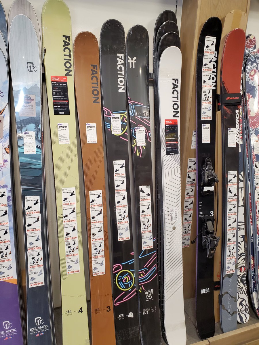 sanwamaster's tweet photo. FACTIONもほぼ入荷!!
#factioncollective
#factionskis
#faction https://t.co/yQGQYmw98Q