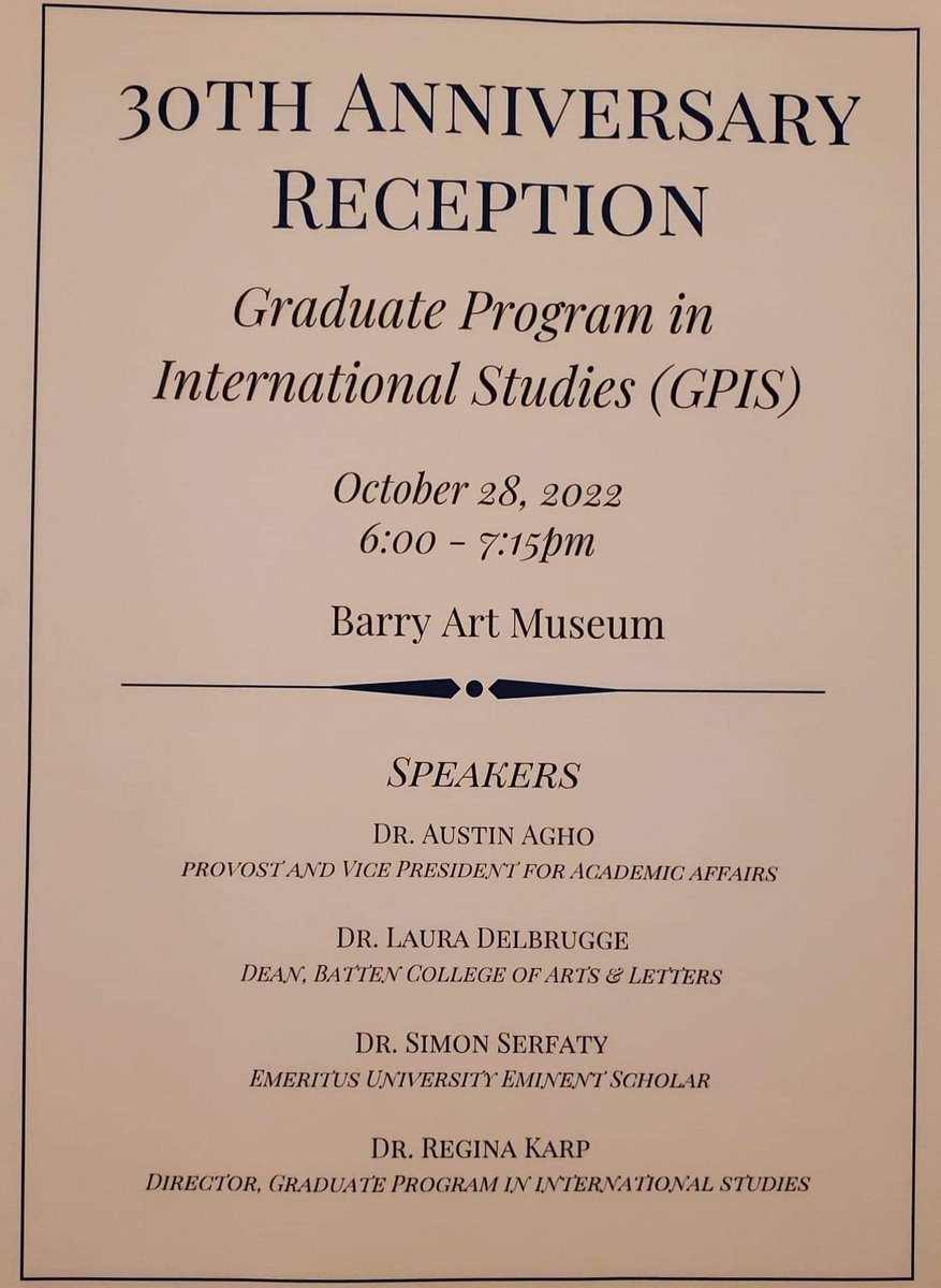 ODU Graduate Program in International Studies tweet media