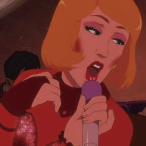Pteroterror's tweet photo. Lets not forget the amazing trans-fem protagonist of  Satoshi Kon's Tokyo Godfathers, from early 2000s (it's a great film, check it out) https://t.co/iR2WSMOCA8