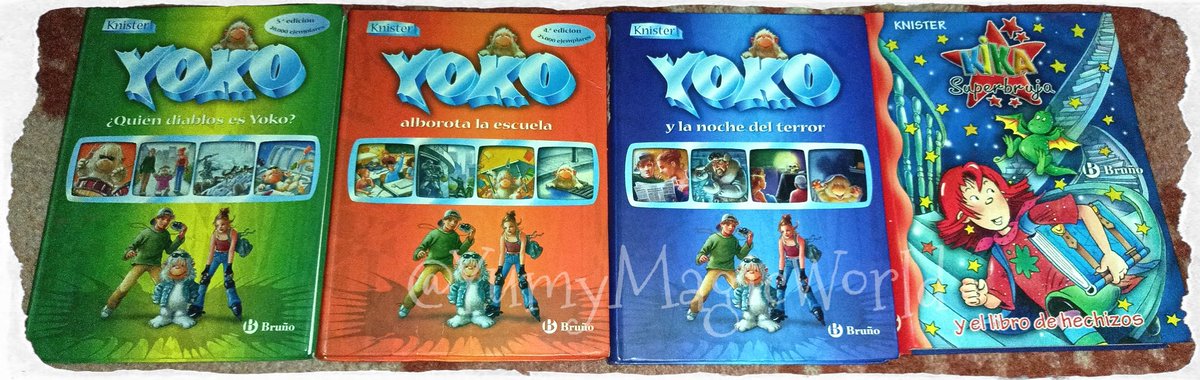 YumyMagicWorld's tweet photo. Tocó aprovechar parte de la promoción de @UniliberCom para conseguir estos 4 libros de #Knister, con Yoko y Kika Superbruja como protagonistas ✨ https://t.co/QFIKS9mavX