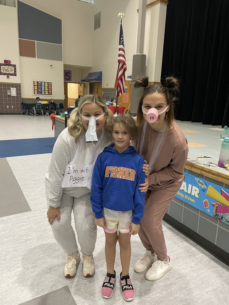 Piggie, Gerald, Pigeon, and the rest of the crew loved dressing up for Book Character Day today!