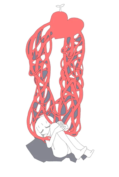 愛のはじまり#お絵描き #イラスト 