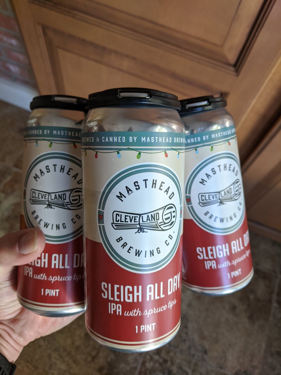 SewerOptical's tweet photo. 'tis the season to get #sleighed ๐ฒ @MastheadBrewing https://t.co/sQc5guVmEd